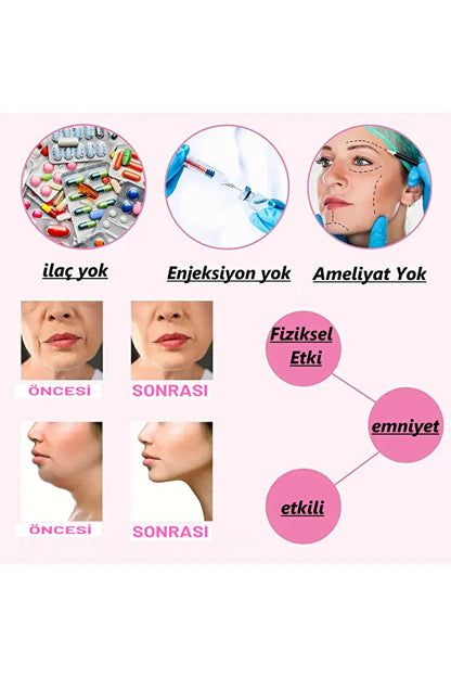 Uyku Yüz Ve Çene Germe Sıkılaştırma Cilt Sıkılaştırma Çift Çene Azaltma Bandı